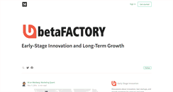 Desktop Screenshot of betafactory.com